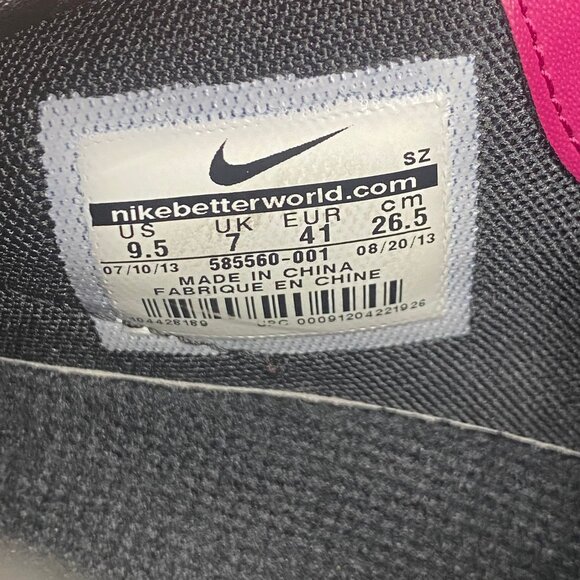 Nike Dunk Sky Hi Black Purple Tribal Hidden Wedge Shoes 585560-001 Womens US 9.5 - Picture 10 of 10